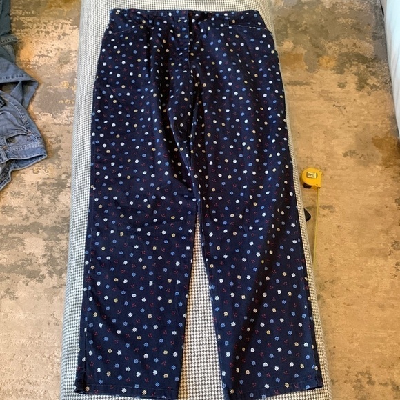 𝅺CRAZY Horse vintage 90’s red/white/blue trousers size 14 - Picture 1 of 7